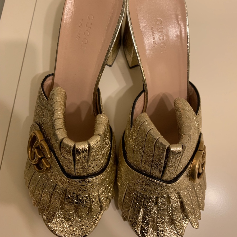 🚫SOLD🚫Gucci Marmont Slides - Picture 4 of 6
